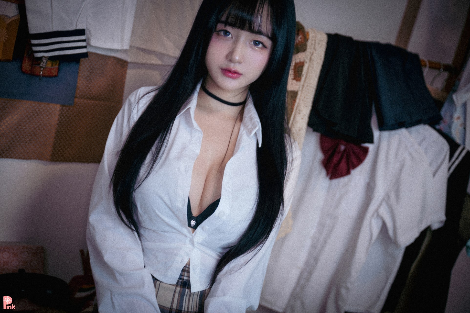 Han Jina 한지나, [PINK] 지나의 교복 생활 (Bright Ver)の写真 10