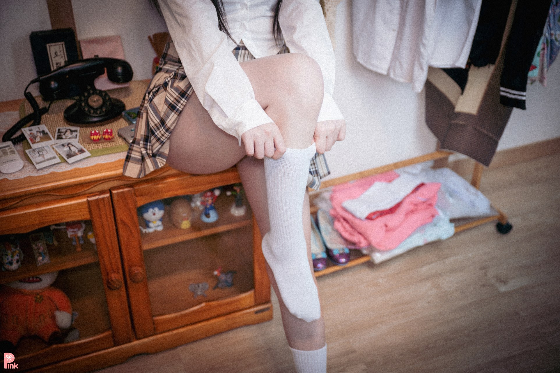 Han Jina 한지나, [PINK] 지나의 교복 생활 (Bright Ver)の写真 15
