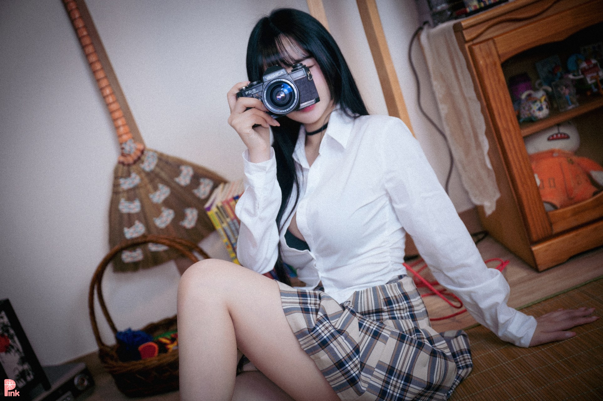 Han Jina 한지나, [PINK] 지나의 교복 생활 (Bright Ver)の写真 20