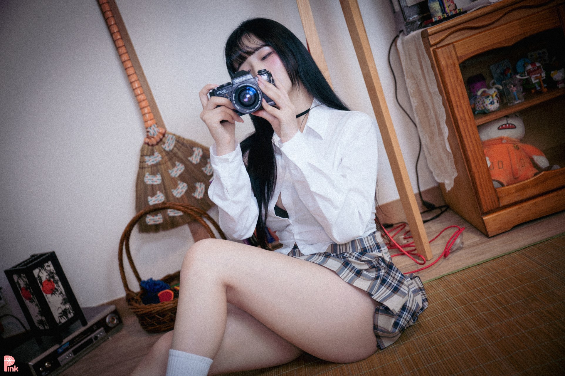 Han Jina 한지나, [PINK] 지나의 교복 생활 (Bright Ver)の写真 21