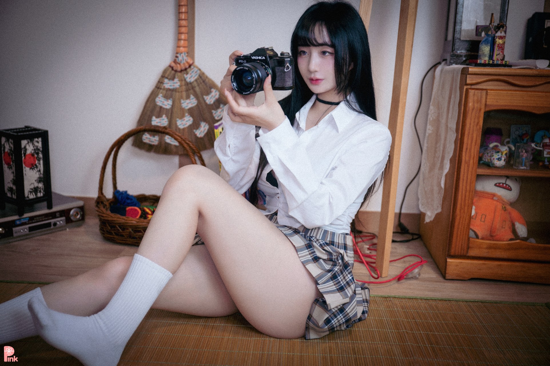 Han Jina 한지나, [PINK] 지나의 교복 생활 (Bright Ver)の写真 22
