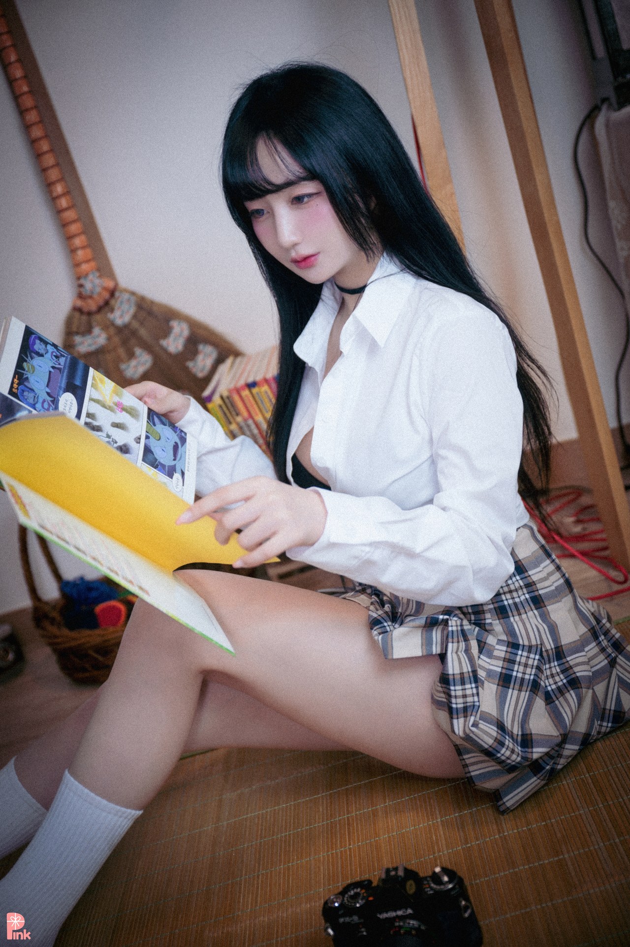 Han Jina 한지나, [PINK] 지나의 교복 생활 (Bright Ver)の写真 26