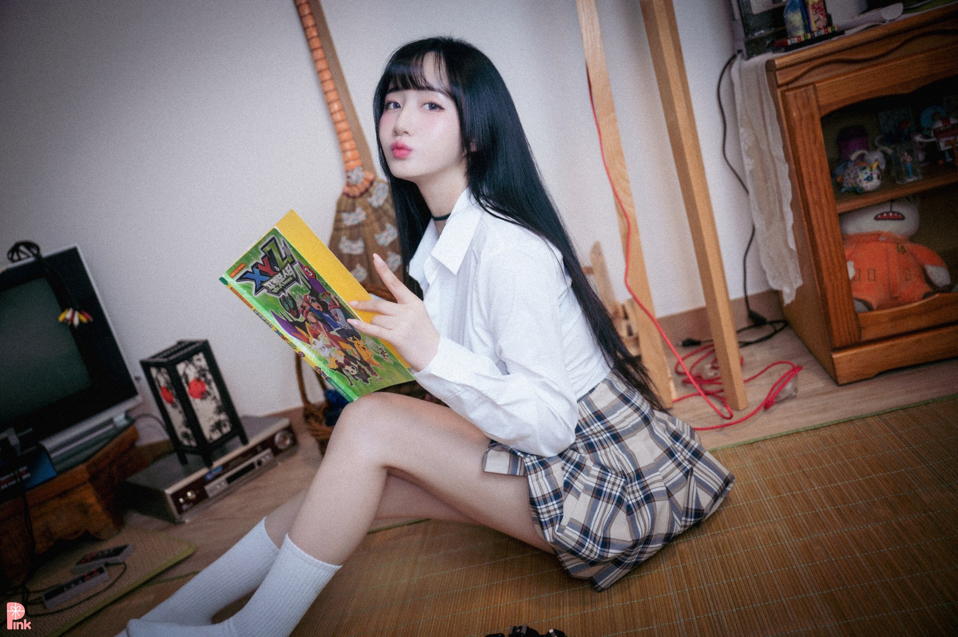 Han Jina 한지나, [PINK] 지나의 교복 생활 (Bright Ver)の写真 27