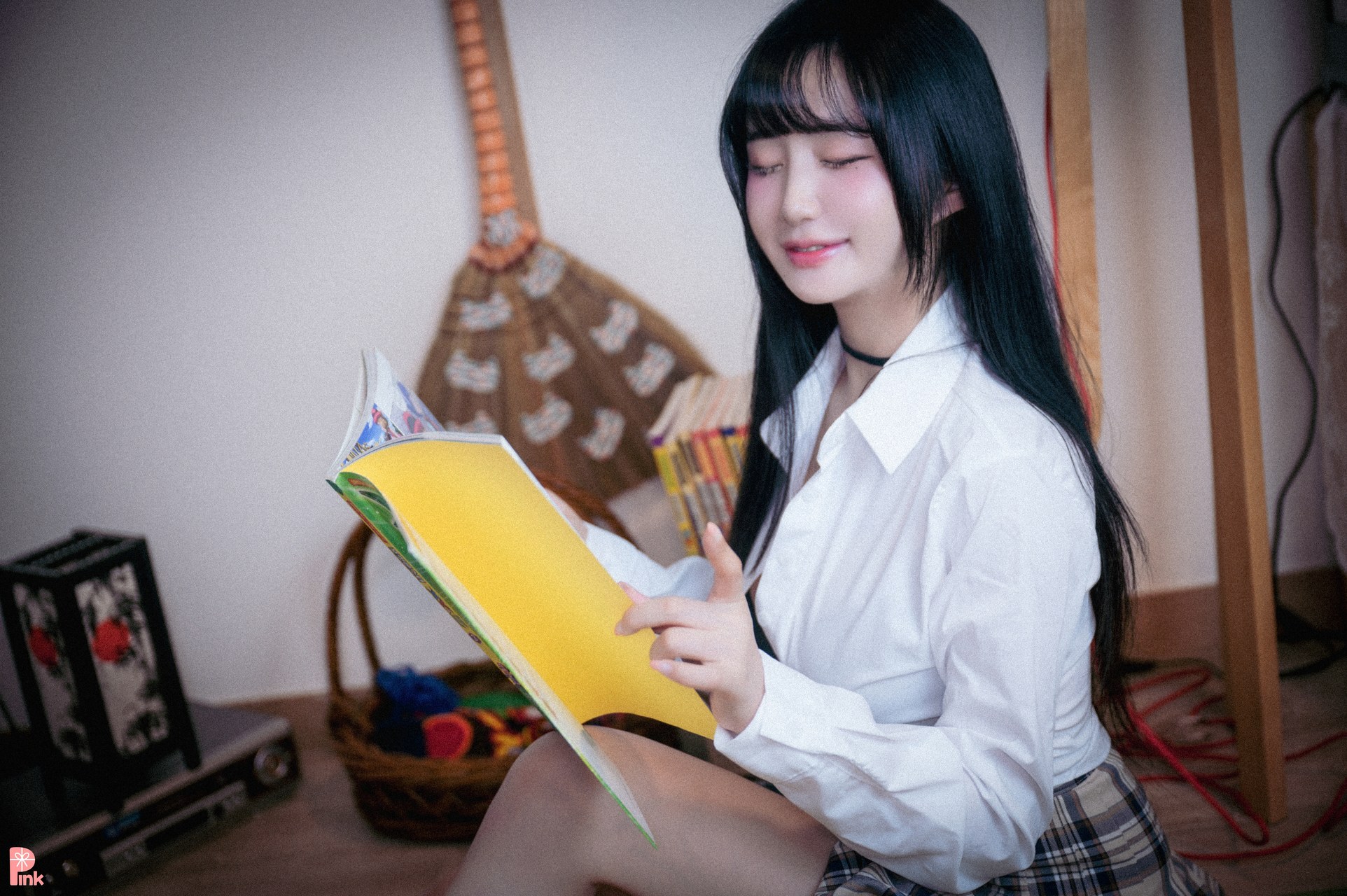 Han Jina 한지나, [PINK] 지나의 교복 생활 (Bright Ver)の写真 28