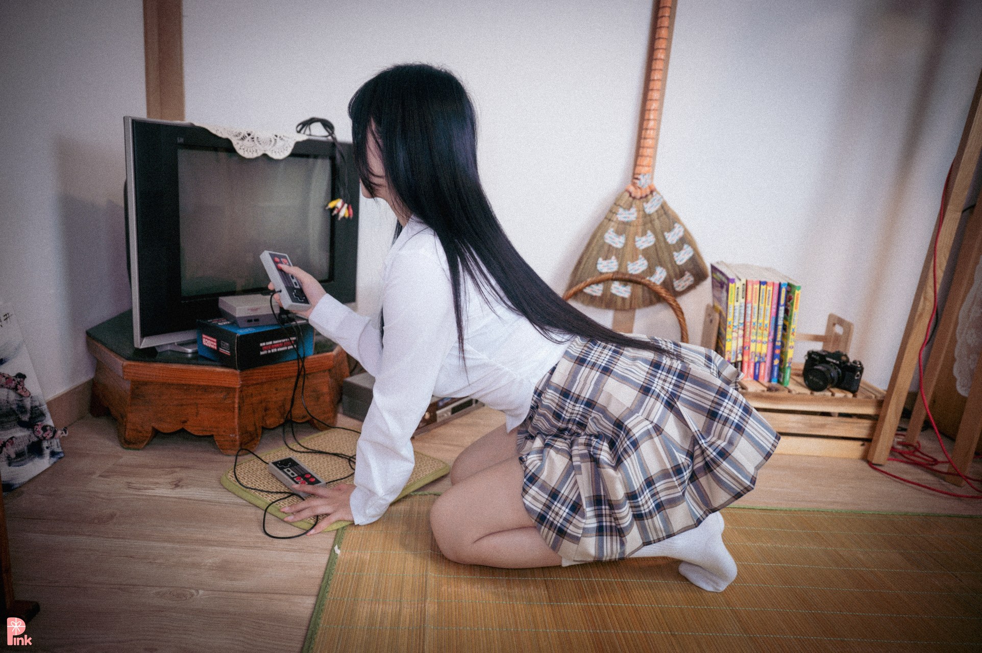 Han Jina 한지나, [PINK] 지나의 교복 생활 (Bright Ver)の写真 37