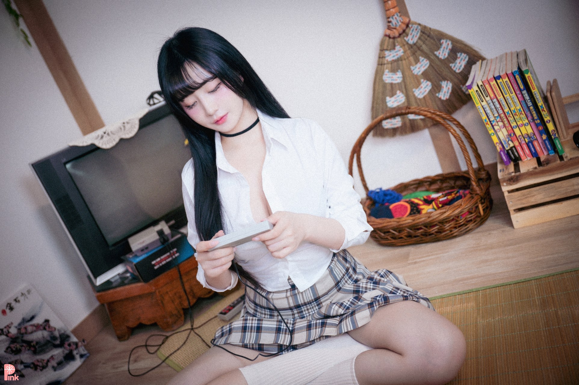 Han Jina 한지나, [PINK] 지나의 교복 생활 (Bright Ver)の写真 38