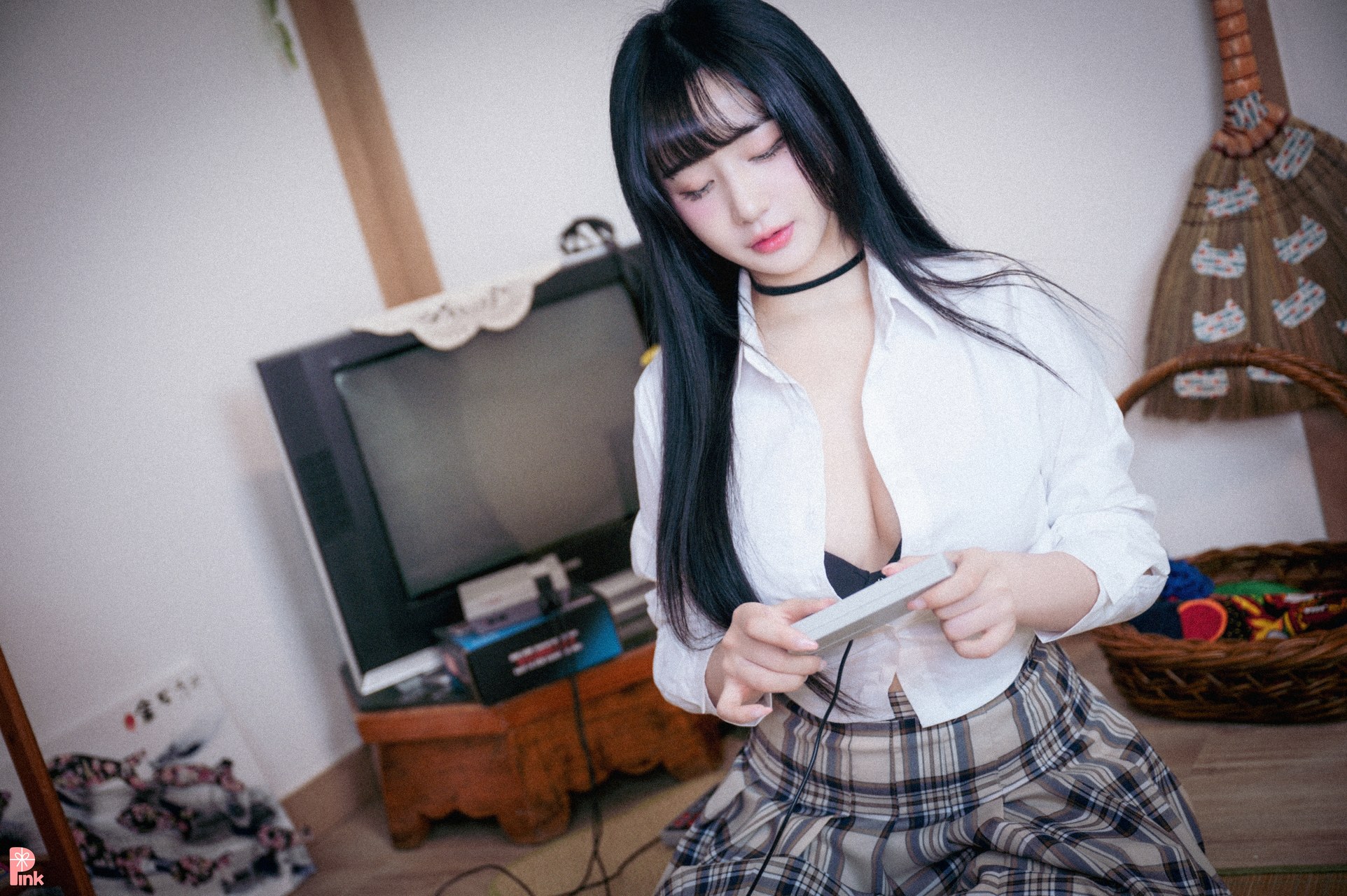 Han Jina 한지나, [PINK] 지나의 교복 생활 (Bright Ver)の写真 43