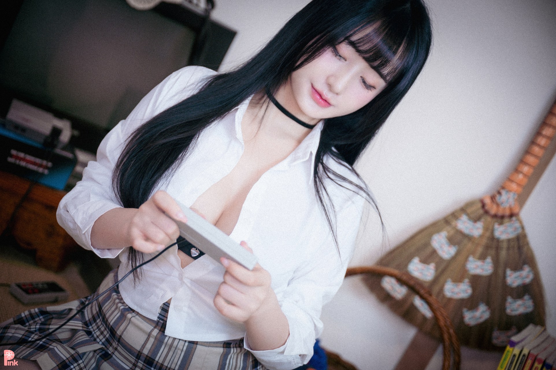 Han Jina 한지나, [PINK] 지나의 교복 생활 (Bright Ver)の写真 44