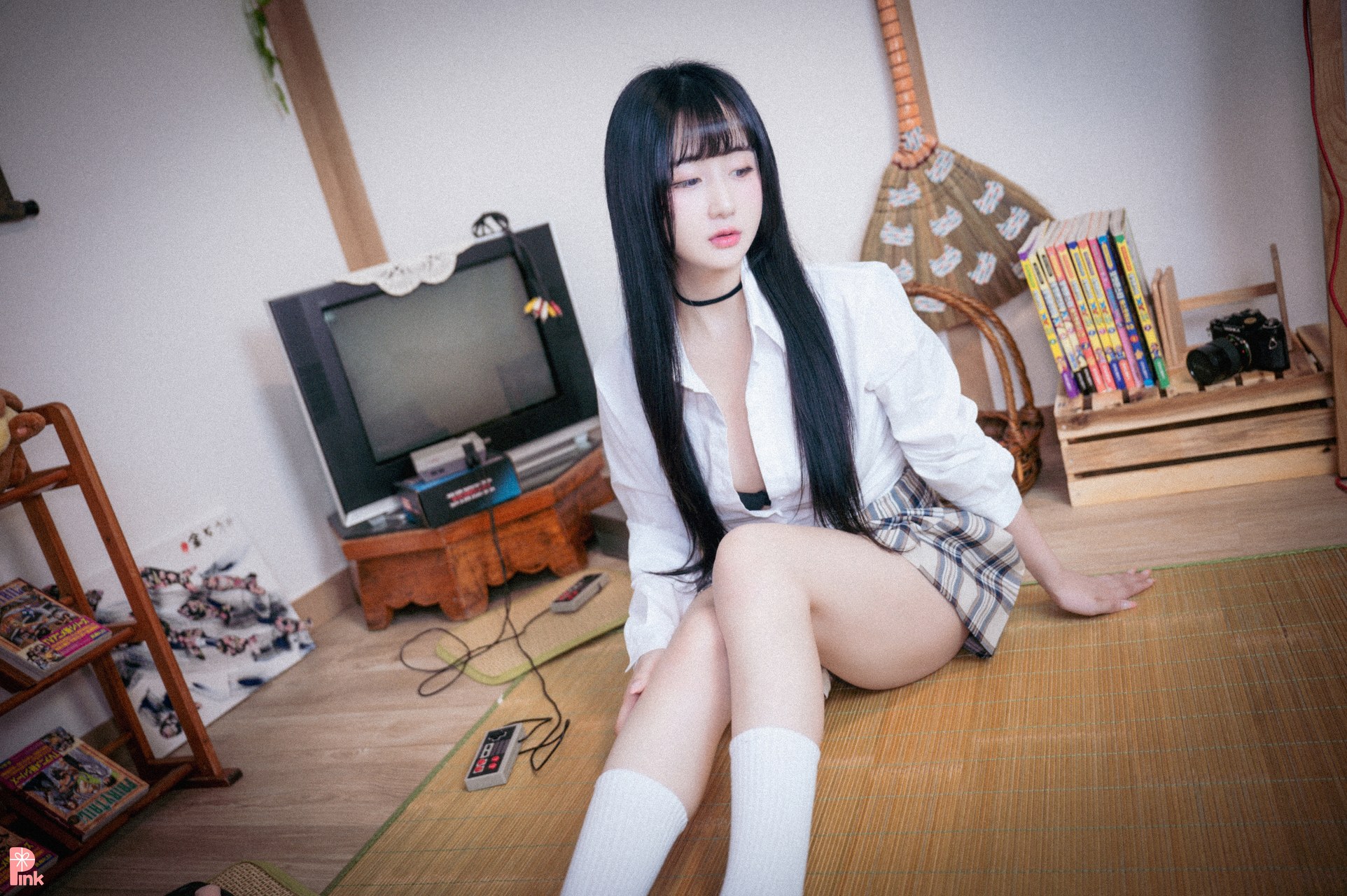 Han Jina 한지나, [PINK] 지나의 교복 생활 (Bright Ver)の写真 47