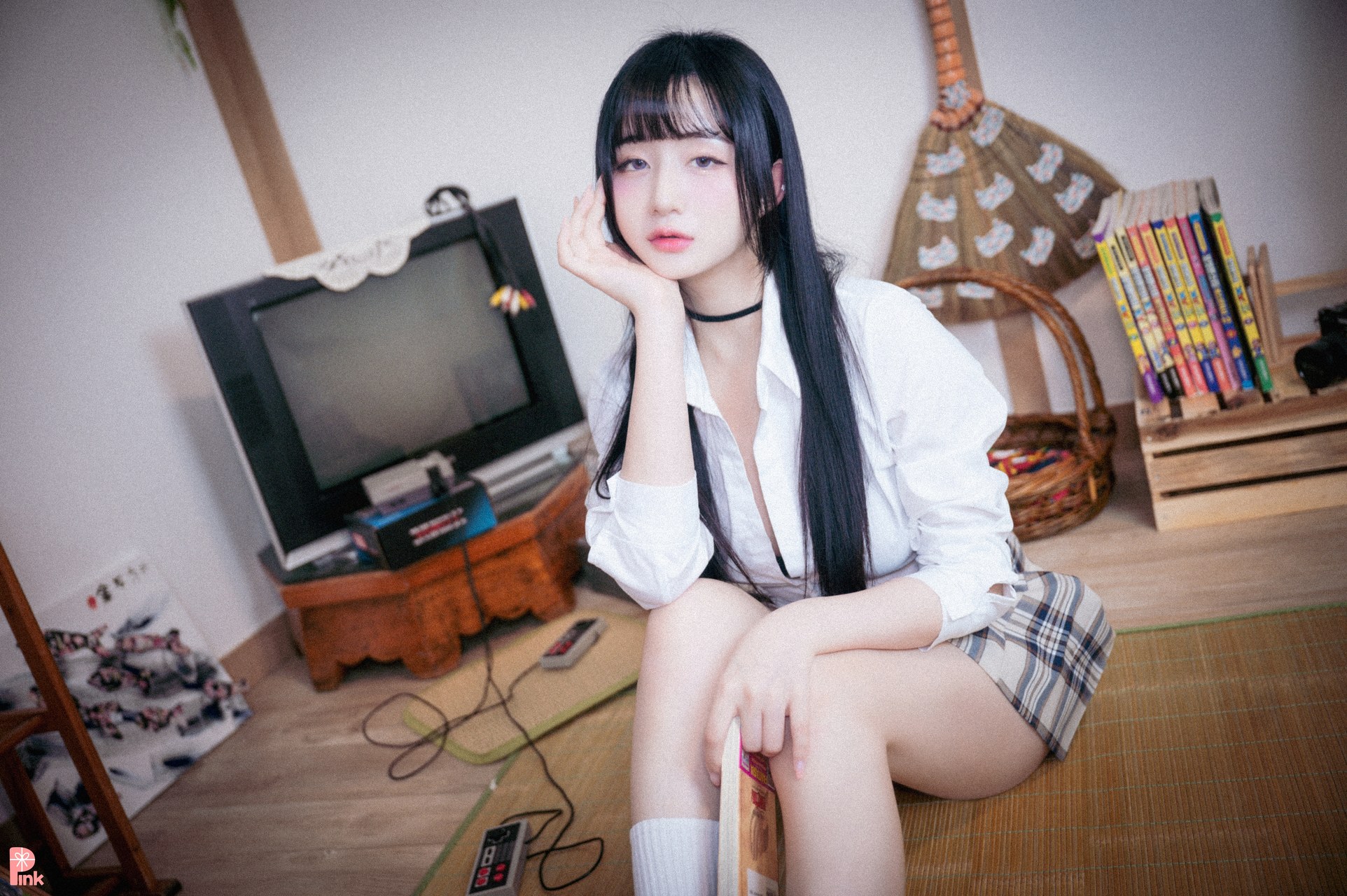 Han Jina 한지나, [PINK] 지나의 교복 생활 (Bright Ver)の写真 50