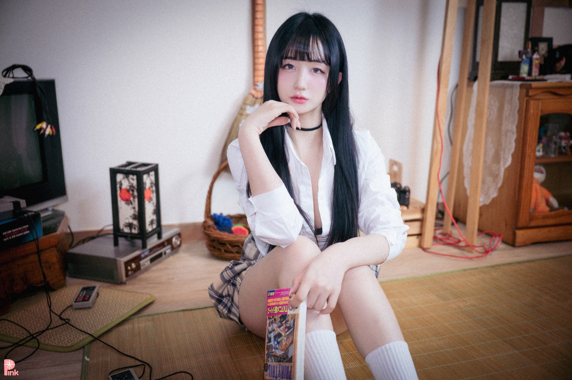 Han Jina 한지나, [PINK] 지나의 교복 생활 (Bright Ver)の写真 51