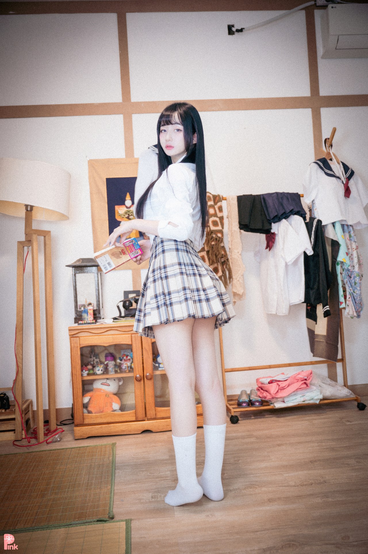 Han Jina 한지나, [PINK] 지나의 교복 생활 (Bright Ver)の写真 52