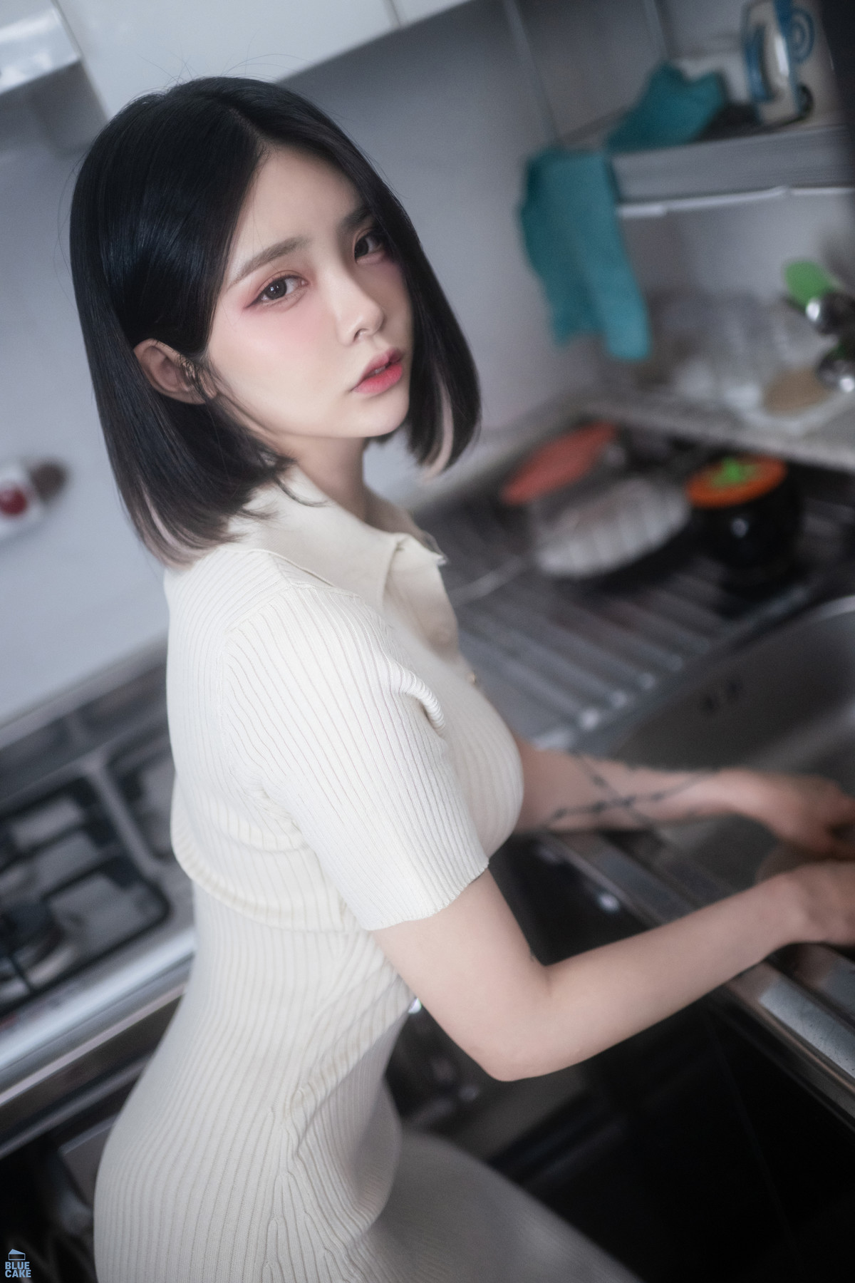 Yuka 유카, [BLUECAKE] Hikari CUM Set.01の写真 4