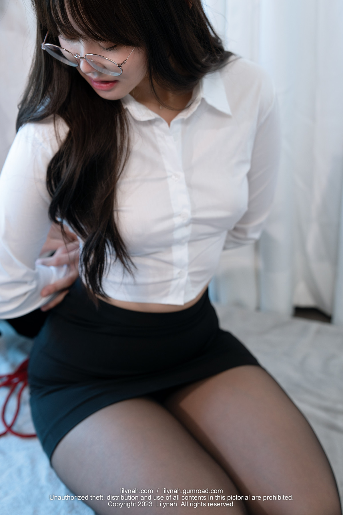 Inah 이나, [Lilynah] LW072 The Rope Play Set.01の写真 6
