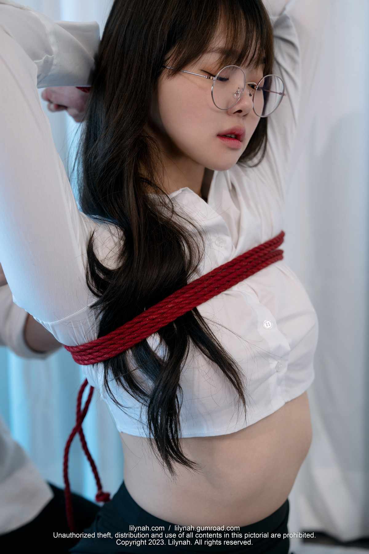 Inah 이나, [Lilynah] LW072 The Rope Play Set.01の写真 11