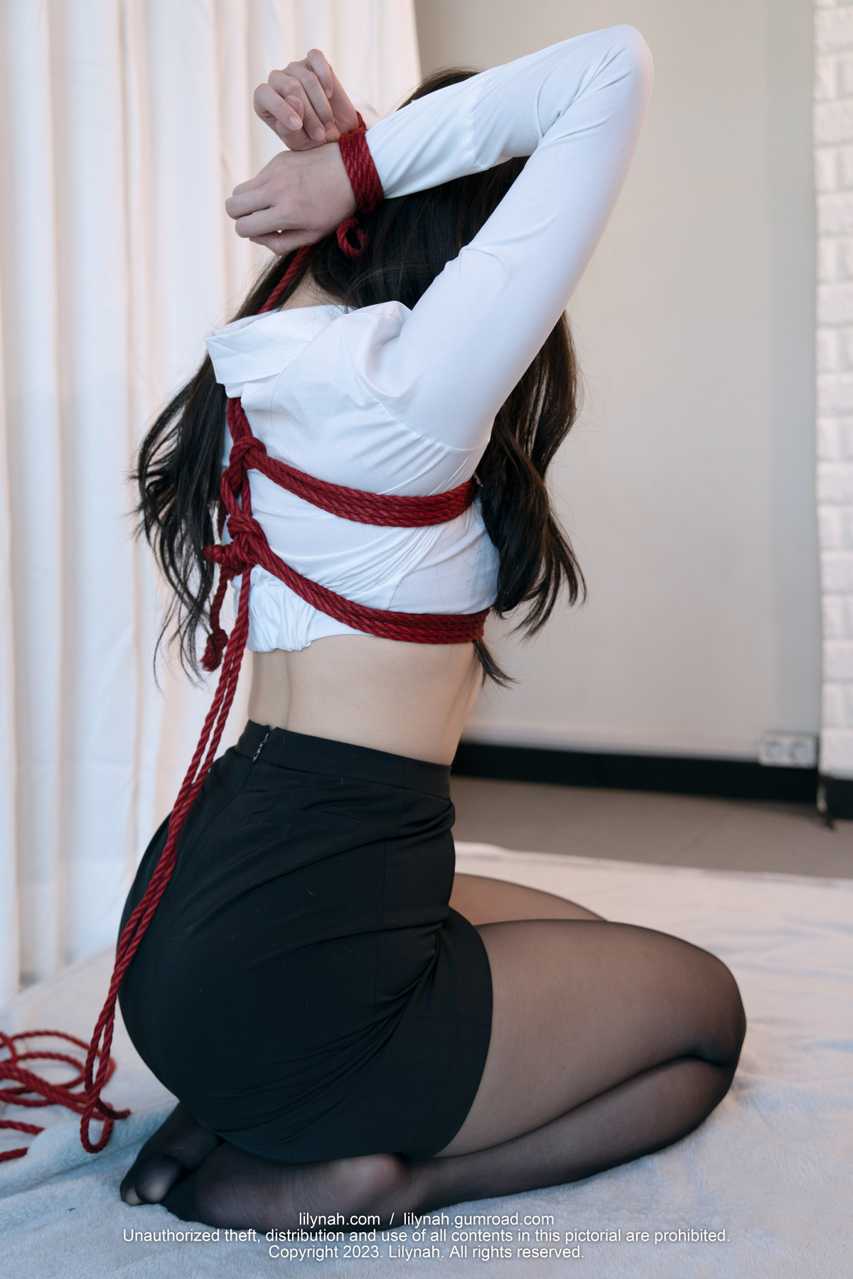 Inah 이나, [Lilynah] LW072 The Rope Play Set.01の写真 12