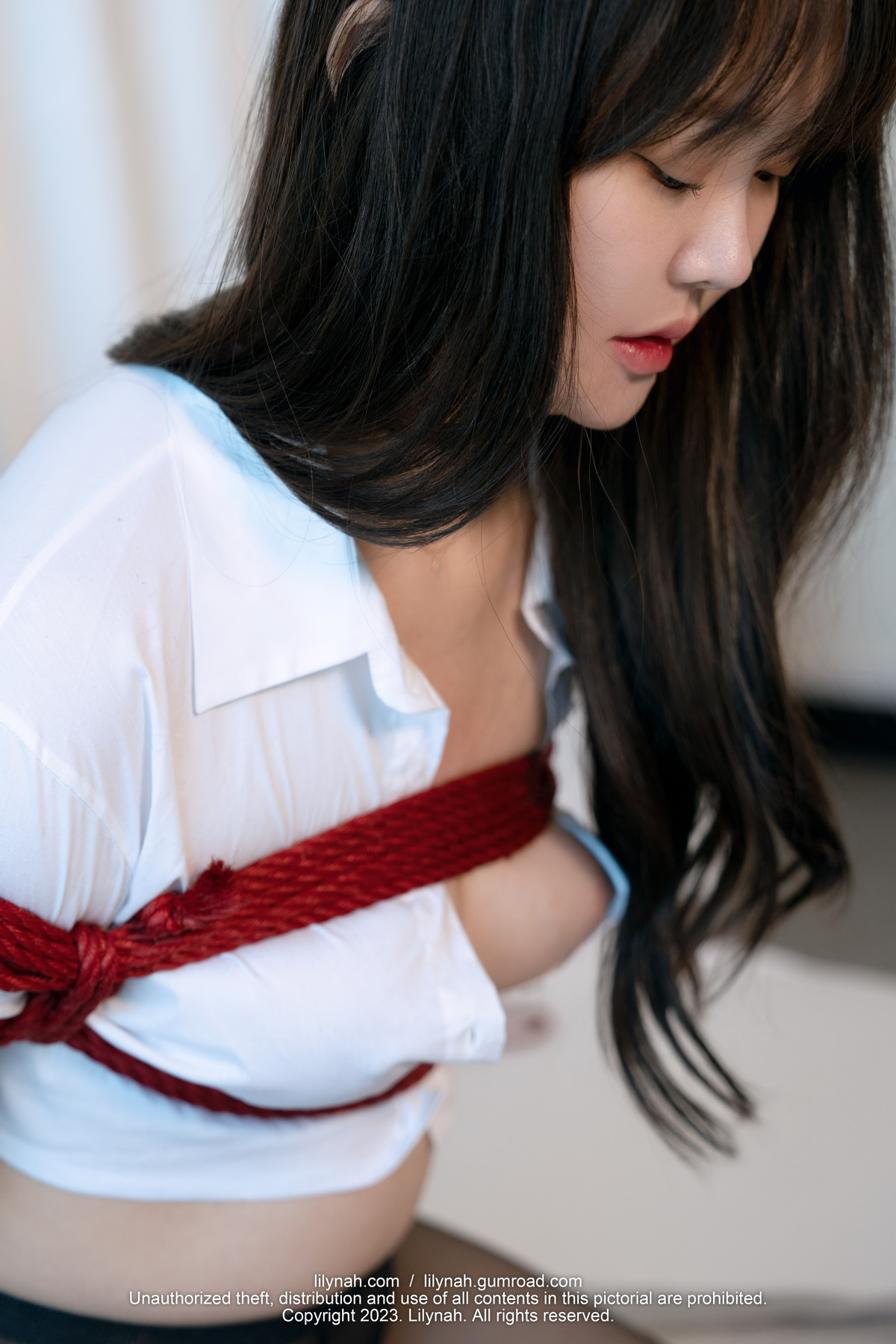Inah 이나, [Lilynah] LW072 The Rope Play Set.01の写真 34