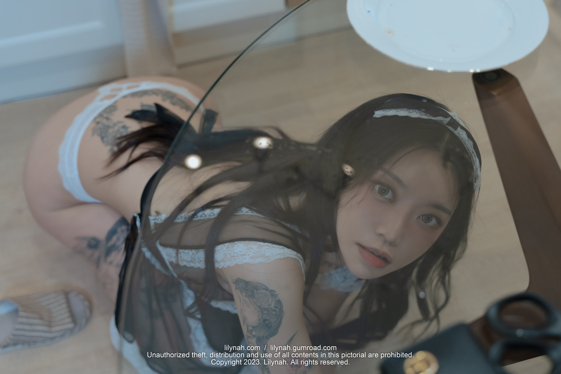 Mina 민아, [Lilynah] LW070の写真 17