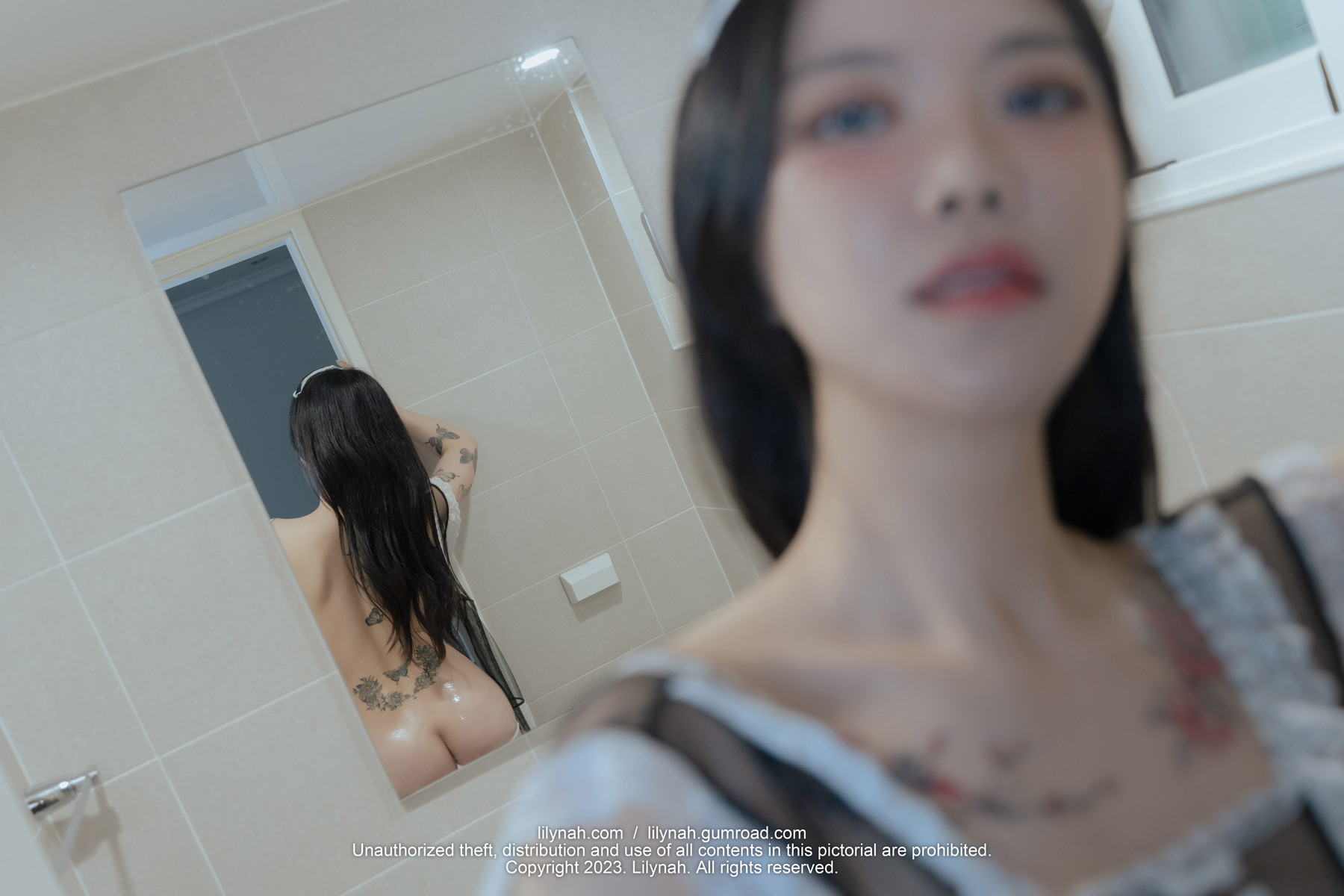 Mina 민아, [Lilynah] LW070の写真 48