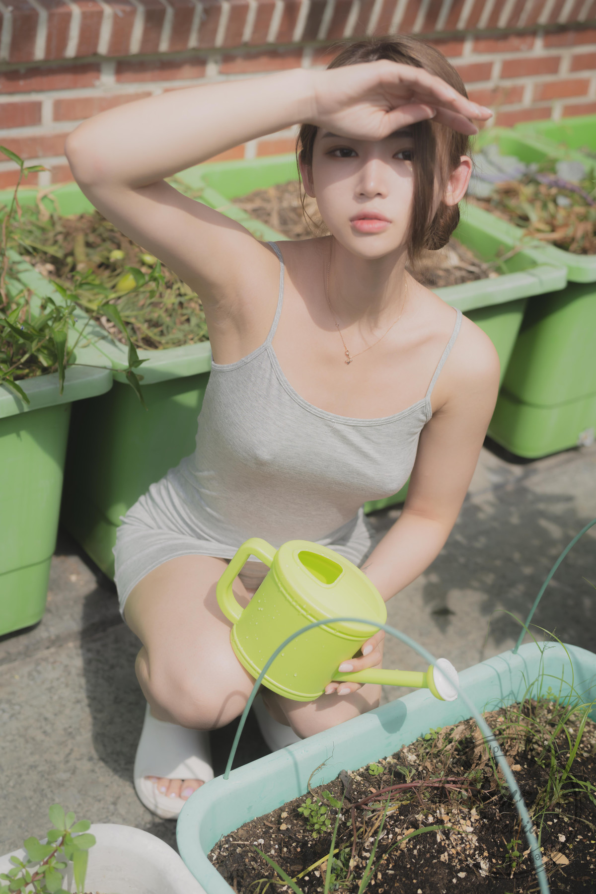 Yeha 예하, [PURE MEDIA] Vol.249 Bad Delivery Guy and New Wife Set.01の写真 38