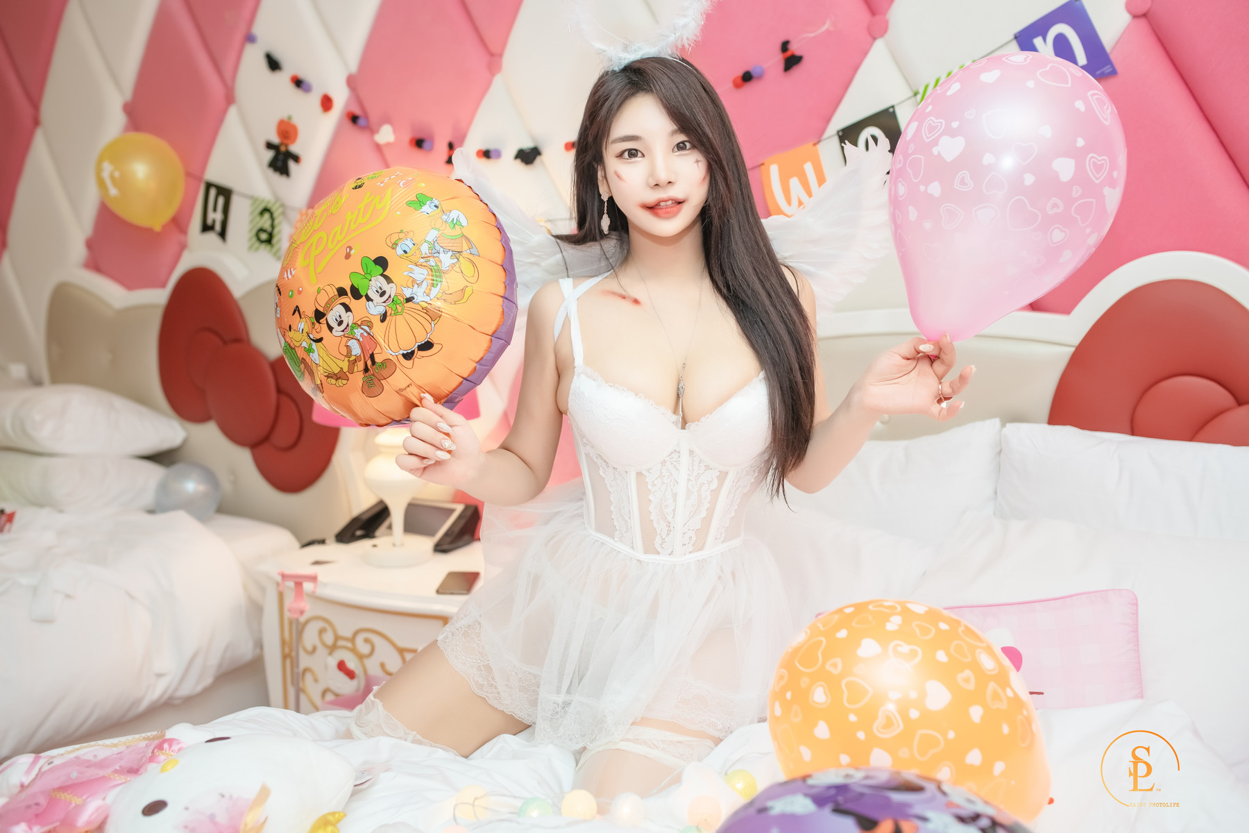 Zzyuri 쮸리, [SAINT Photolife] Pink Halloweenの写真 5