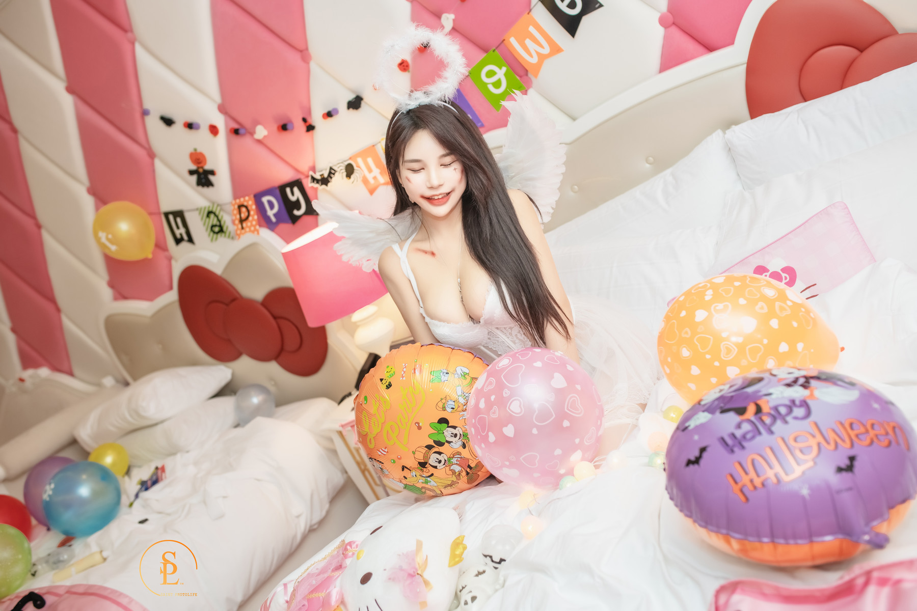 Zzyuri 쮸리, [SAINT Photolife] Pink Halloweenの写真 6