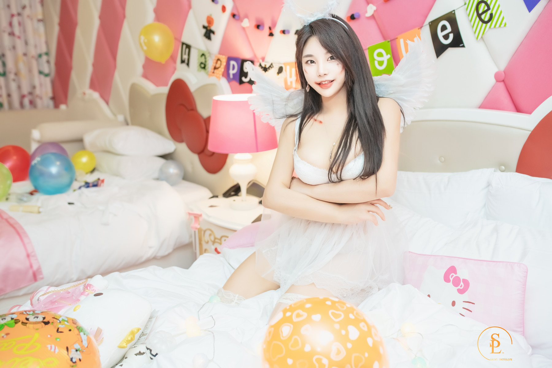 Zzyuri 쮸리, [SAINT Photolife] Pink Halloweenの写真 10