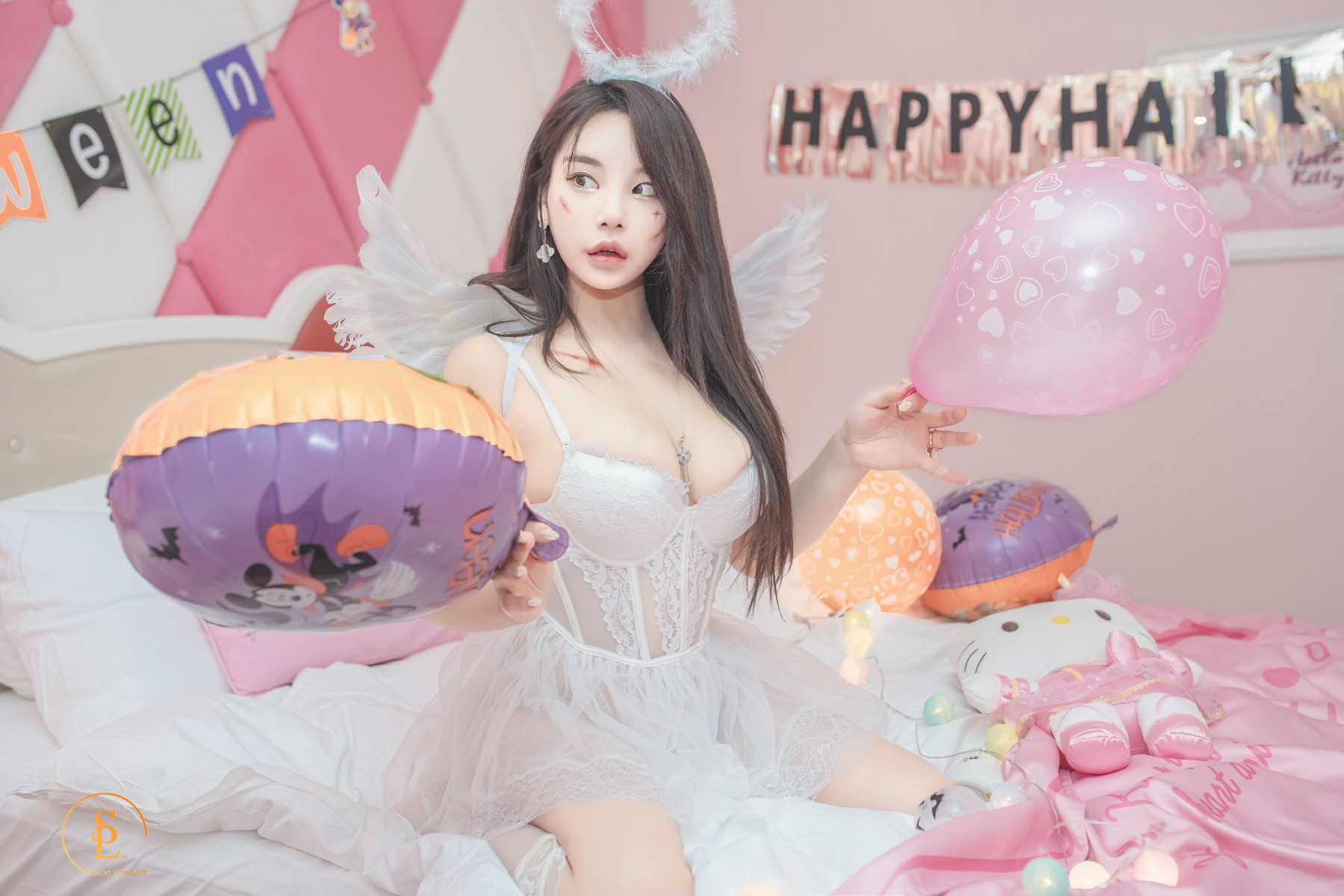 Zzyuri 쮸리, [SAINT Photolife] Pink Halloweenの写真 18
