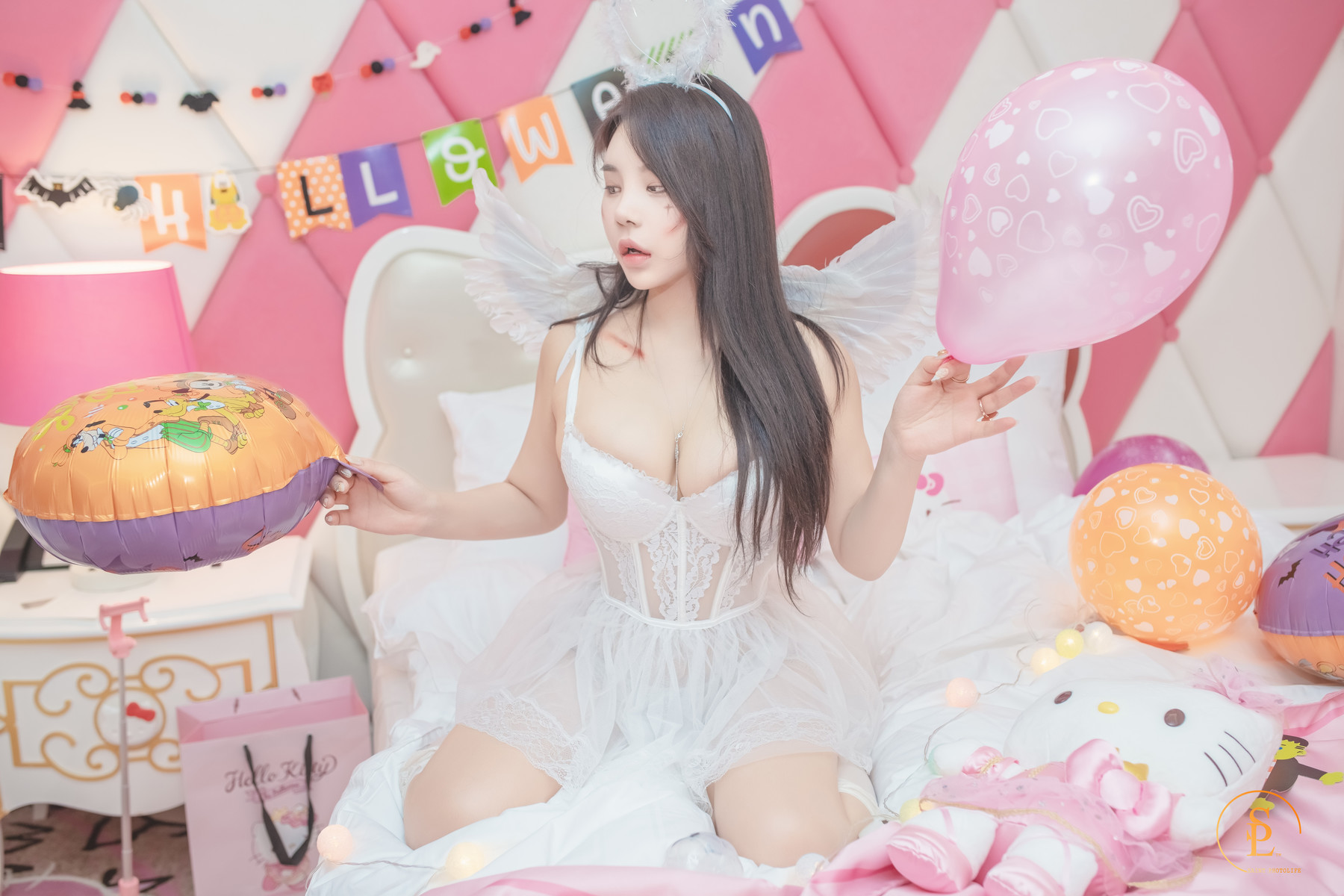 Zzyuri 쮸리, [SAINT Photolife] Pink Halloweenの写真 19