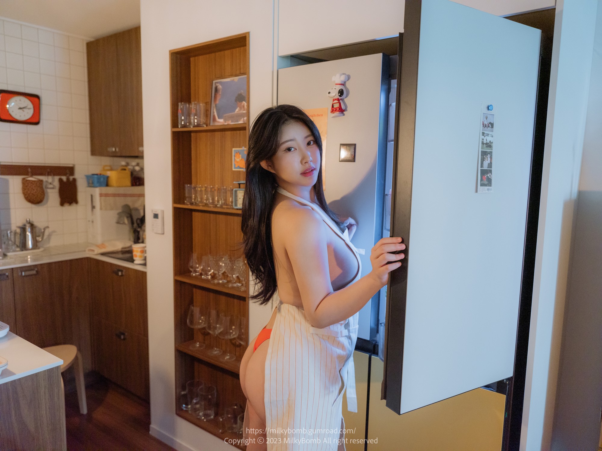 PURELISM 순수, [MilkyBomb] Apron 앞치마の写真 24