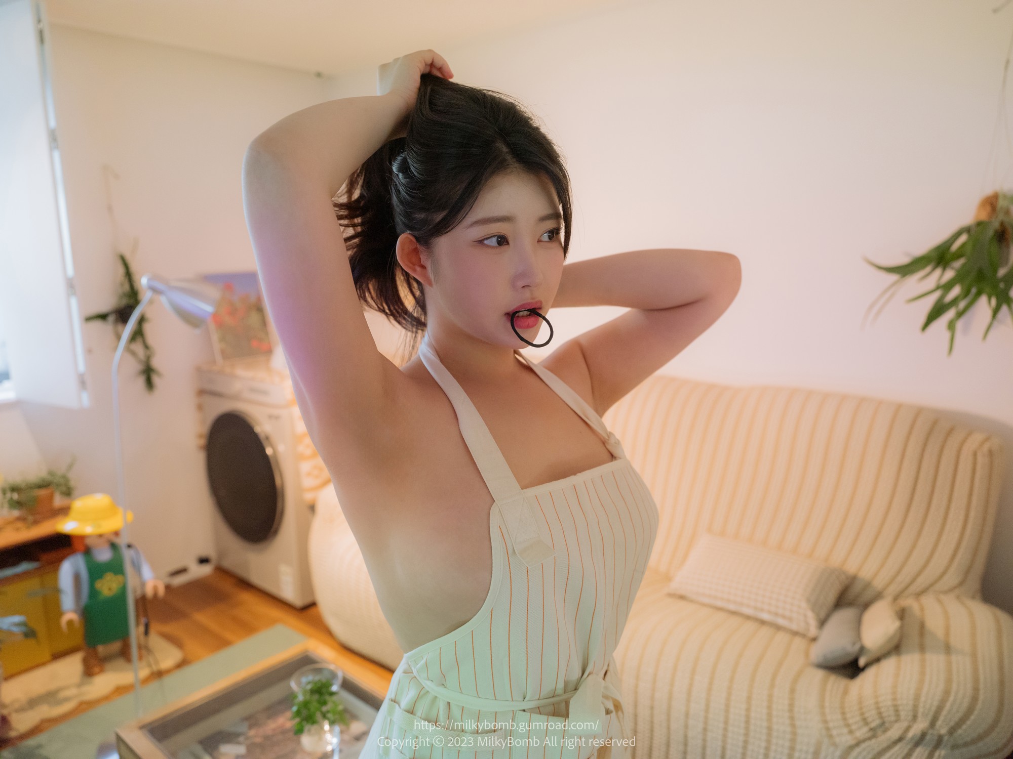 PURELISM 순수, [MilkyBomb] Apron 앞치마の写真 28