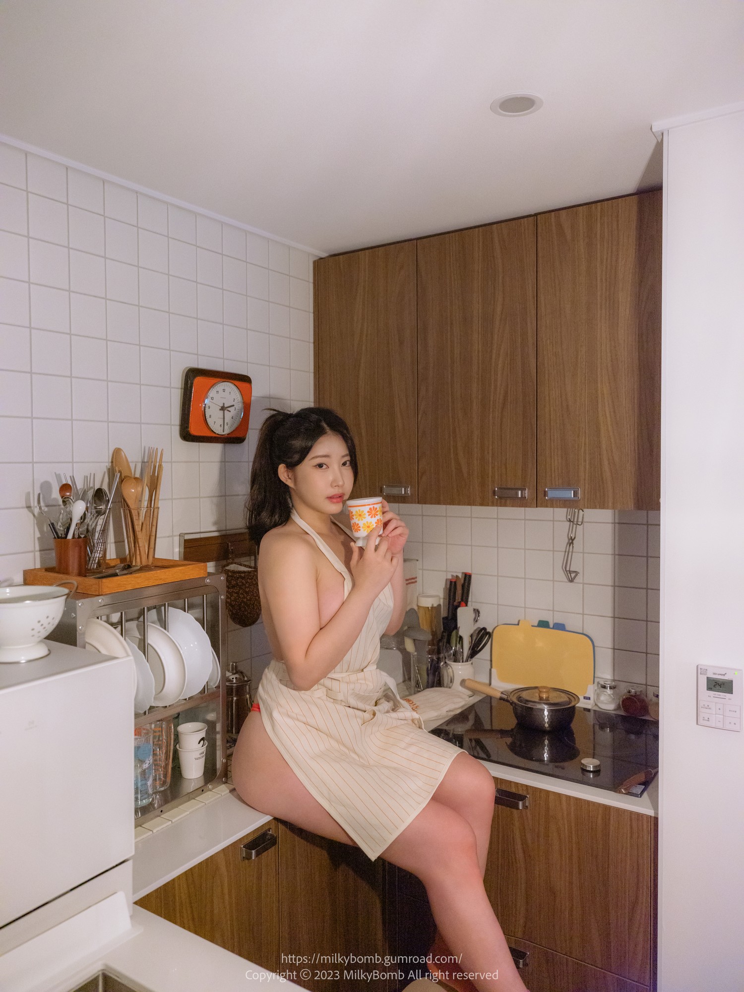 PURELISM 순수, [MilkyBomb] Apron 앞치마の写真 37