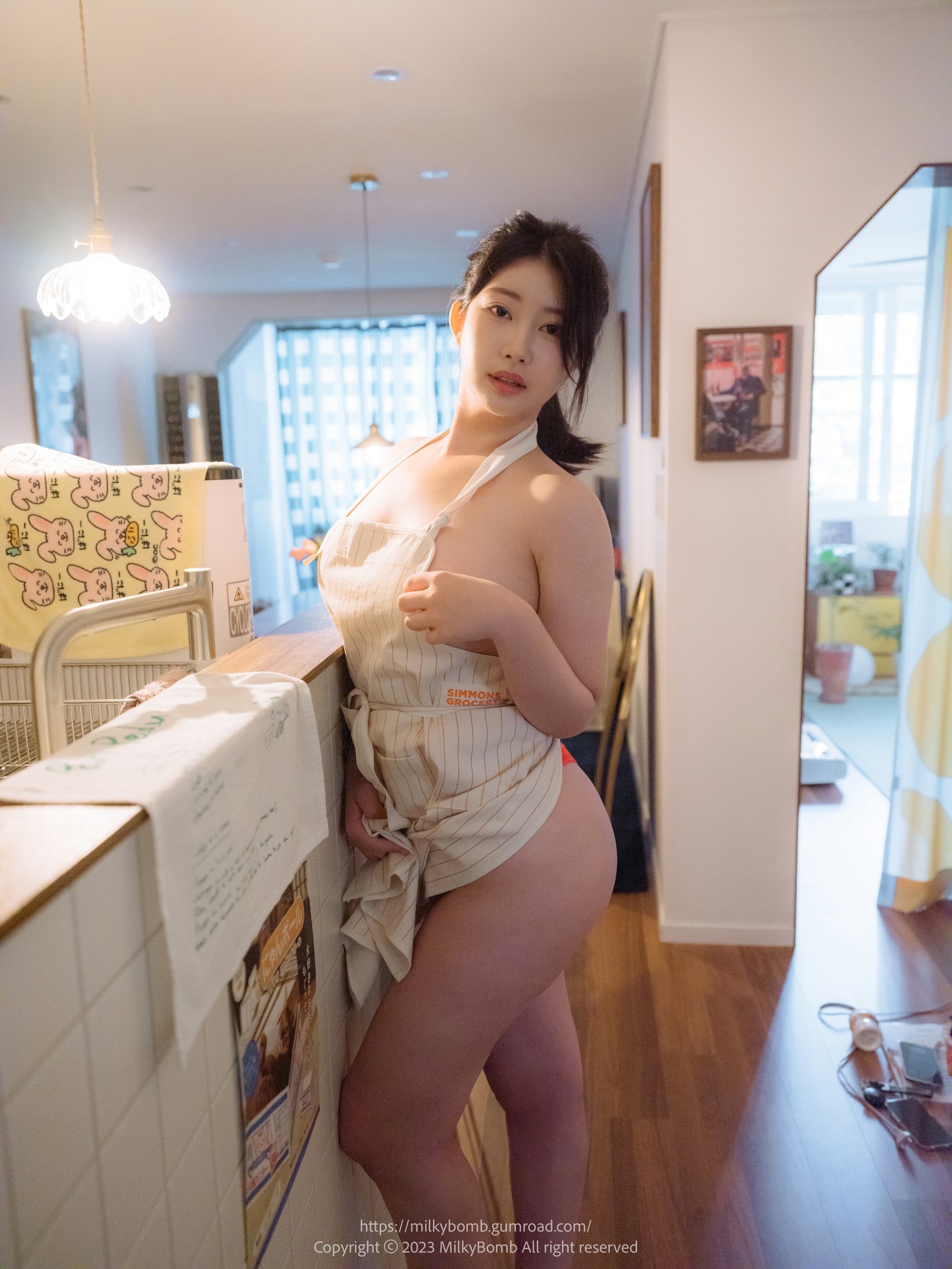 PURELISM 순수, [MilkyBomb] Apron 앞치마の写真 46