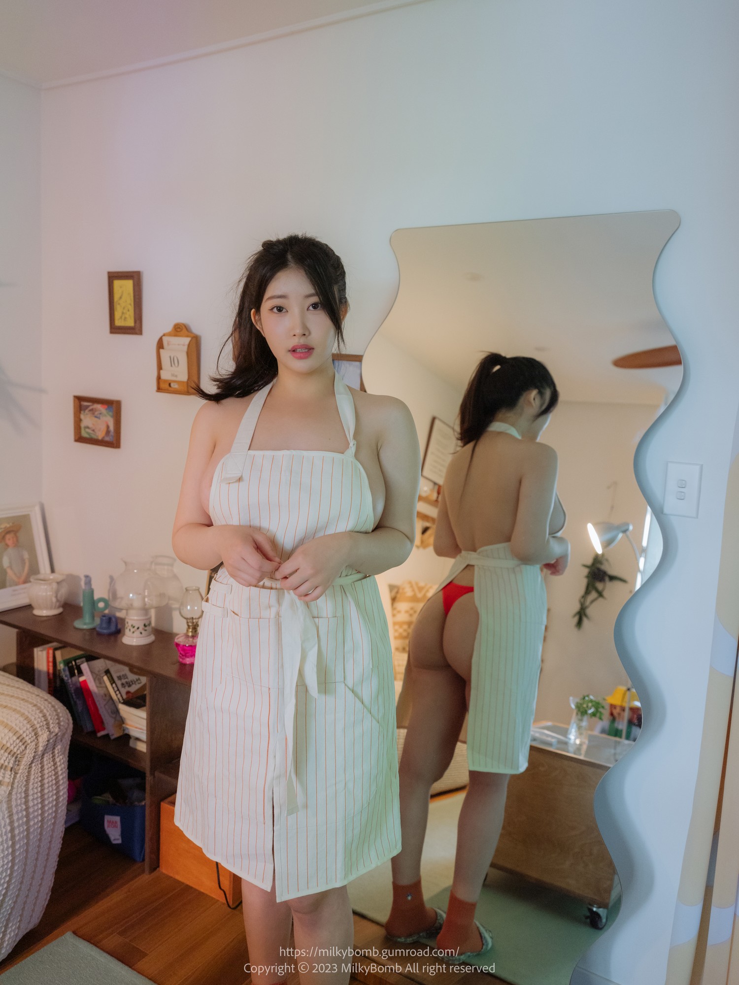 PURELISM 순수, [MilkyBomb] Apron 앞치마の写真 73